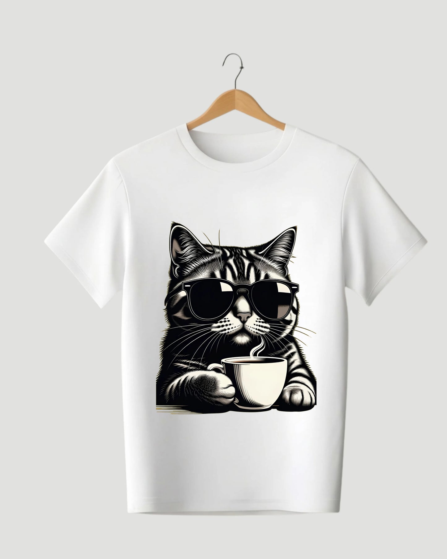 Coffee Cat | Cool Sunglasses Cat